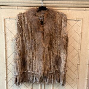 Tempo Paris Tan  Fur Vest